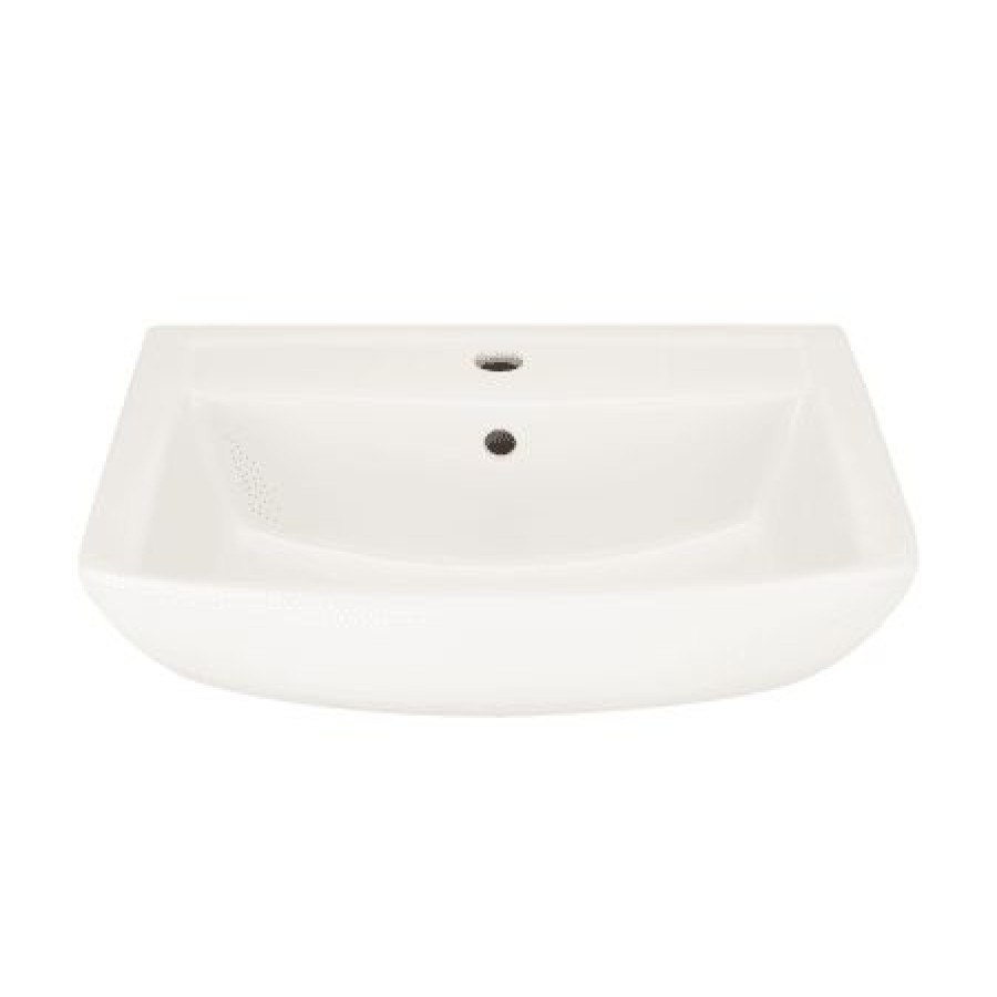 Signature Hardware Kerr 22 Vitreous China Wall Mounted Bathroom Sink With Single Faucet Hole And Overflow Best