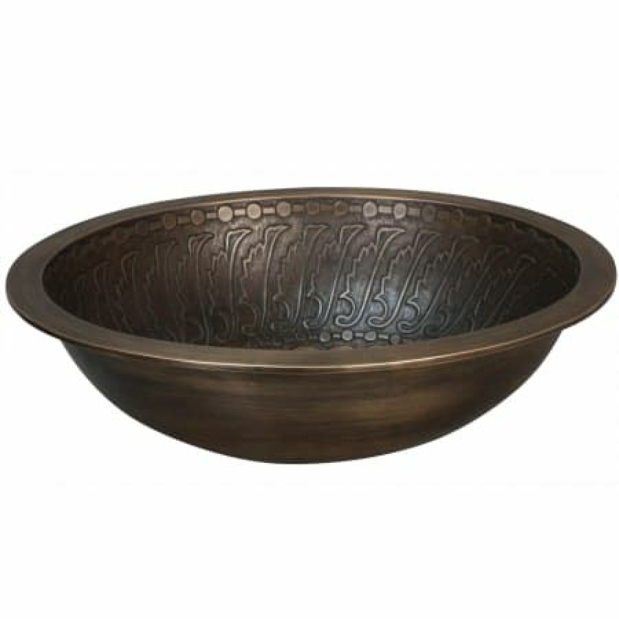 Linkasink Cast Bronze 18-1/2 Oval Yellow Bronze Drop In, Undermount, Or Vessel Bathroom Sink Online