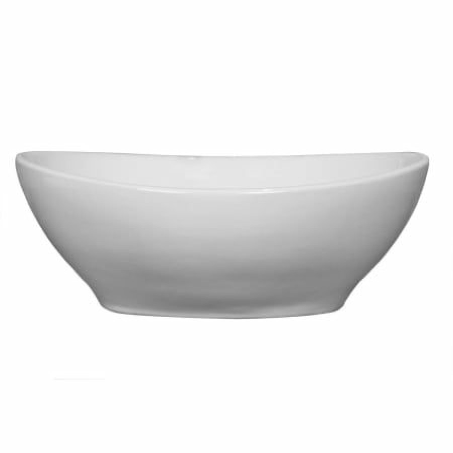 Signature Hardware Valor 18 Oval Vitreous China Vessel Bathroom Sink Set Of 2 Online