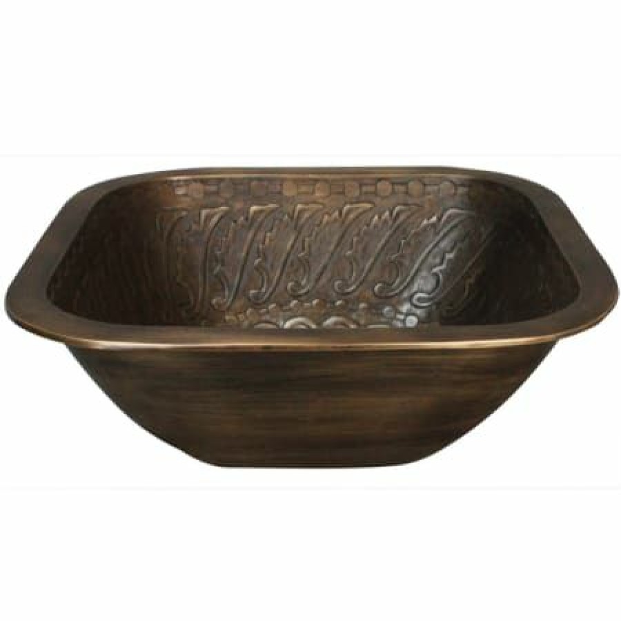 Linkasink Cast Bronze 21 Square Bronze Drop In Or Undermount Bathroom Sink Hot