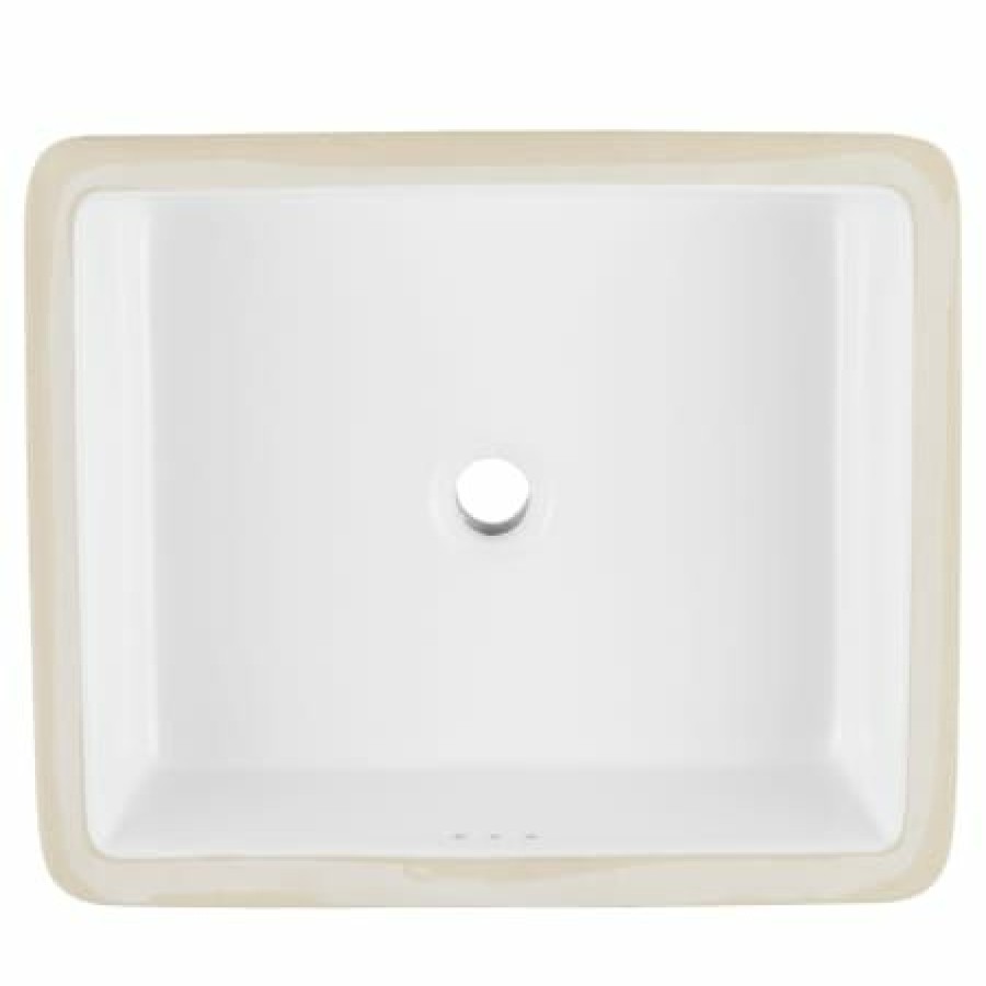 Signature Hardware Destin 20 Vitreous China Undermount Bathroom Sink Hot