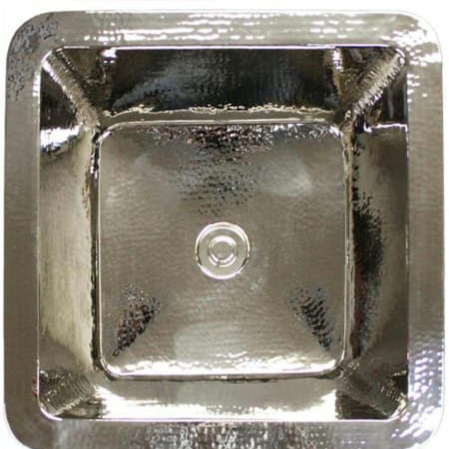 Linkasink Hammered Metals 20 Square Drop In Or Undermount Bathroom Sink Wholesale