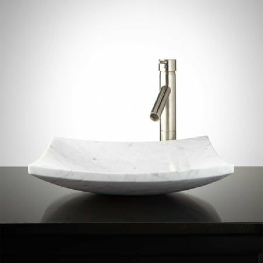 Signature Hardware 16 Marble Vessel Bathroom Sink Wholesale