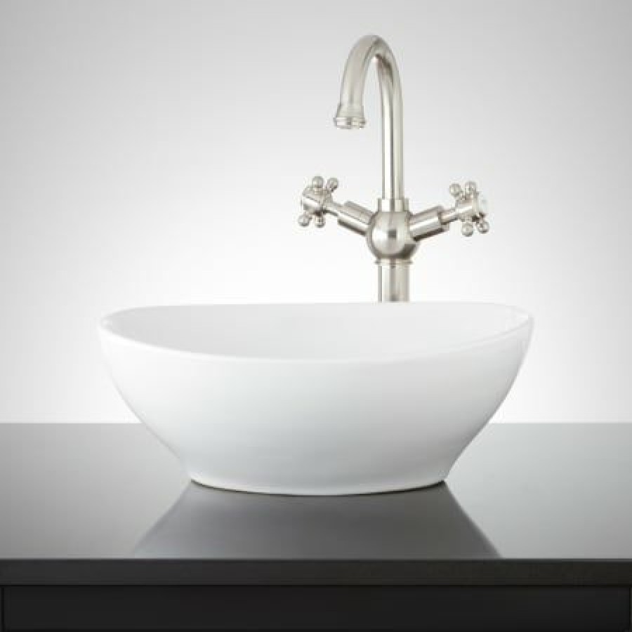 Signature Hardware Valor 17-5/8 Vessel Bathroom Sink Wholesale