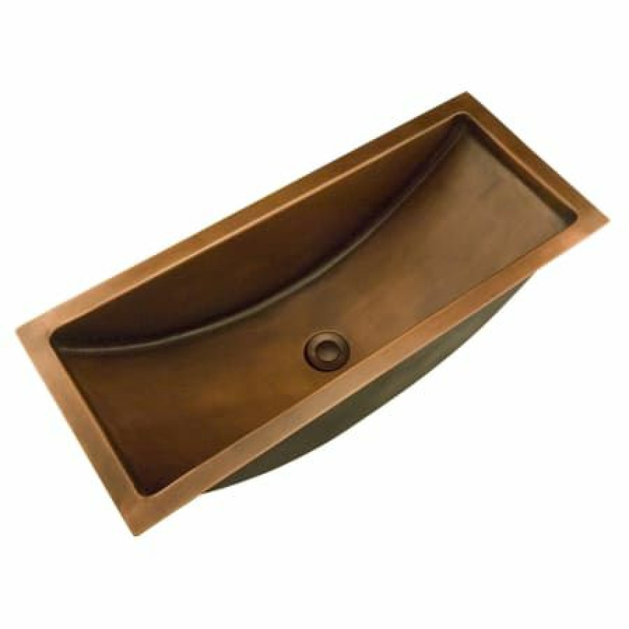 Signature Hardware 25 Copper Drop In Or Undermount Bathroom Sink Online