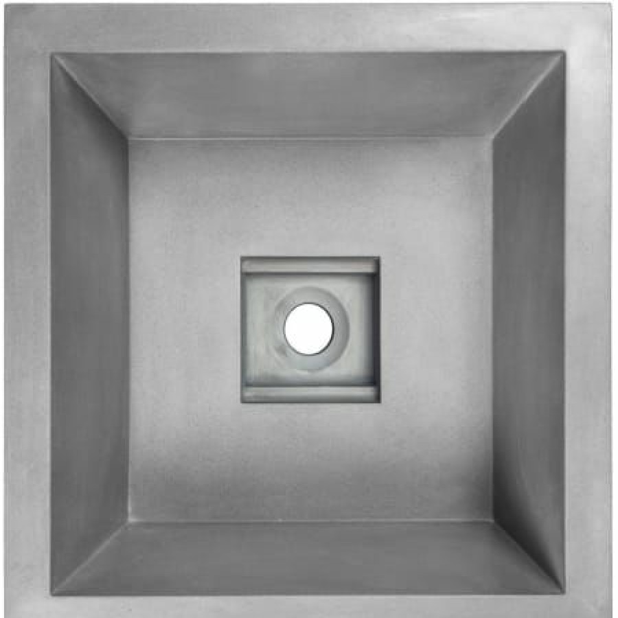 Linkasink 16 Square Concrete Undermount Bathroom Sink Wholesale