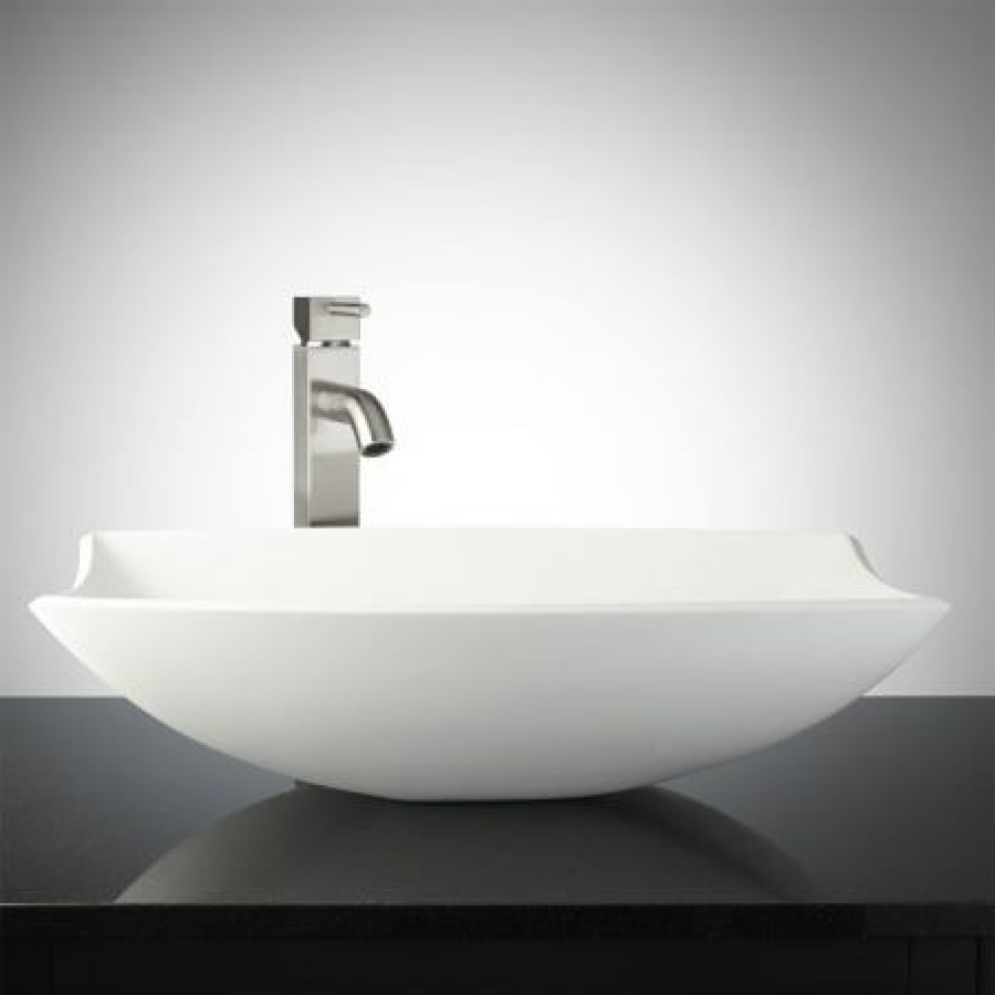 Signature Hardware Centauri 24 Resin Vessel Bathroom Sink Online