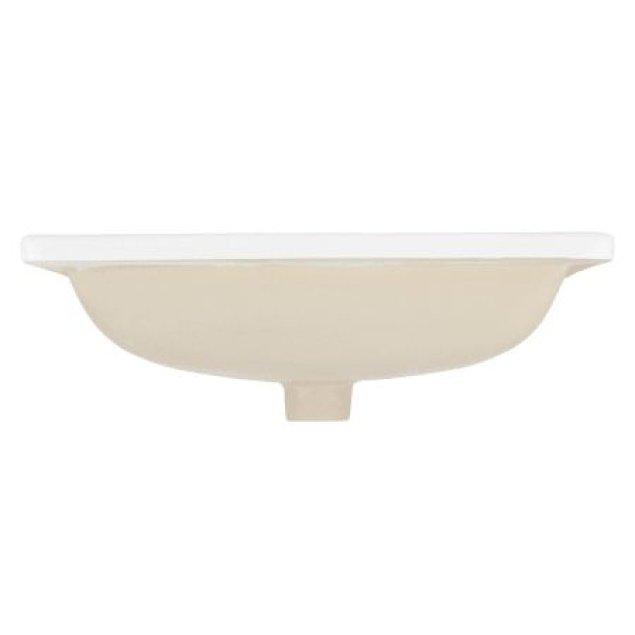 Signature Hardware Key West 23 Vitreous China Drop In Bathroom Sink With 3 Faucet Holes At 8 Centers Online