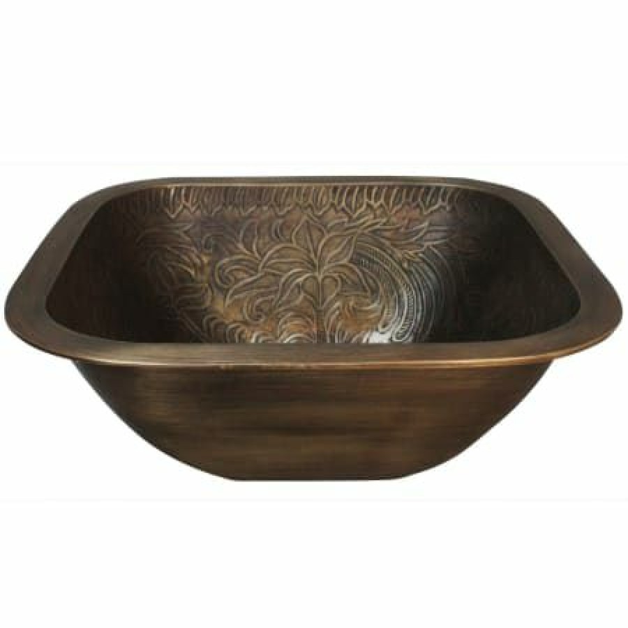 Linkasink Cast Bronze 16 Square Bronze Drop In Or Undermount Bathroom Sink Wholesale