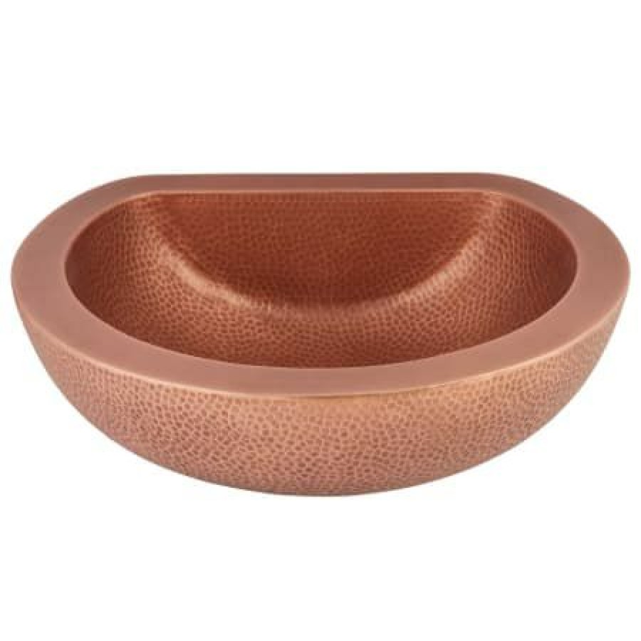 Signature Hardware Brienna 20 Copper Vessel Bathroom Sink New