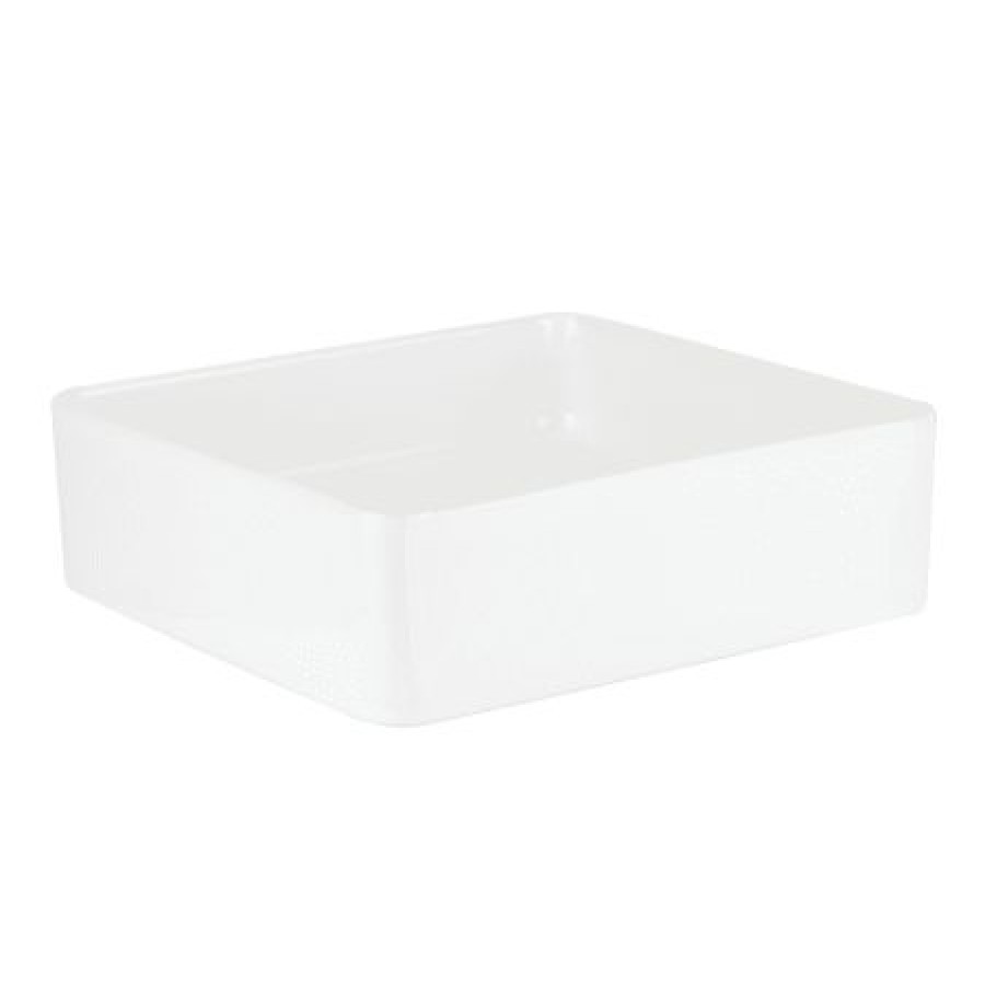 Signature Hardware Hibiscus 16 Rectangular Fireclay Vessel Bathroom Sink Clearance