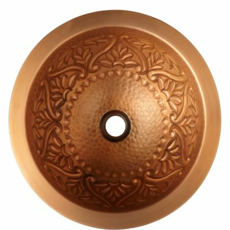 Signature Hardware Alexandria 16 Copper Drop In Or Undermount Bathroom Sink Online