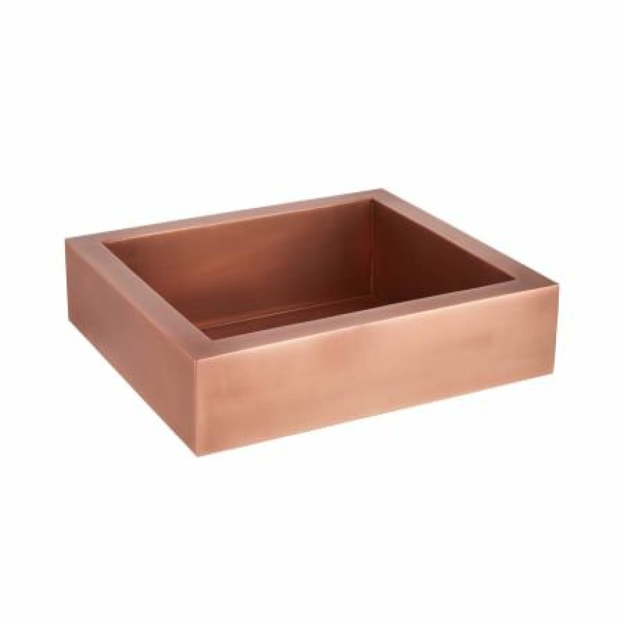 Signature Hardware 20 Copper Drop In Bathroom Sink Online