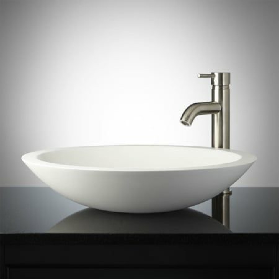 Signature Hardware Rigel 21 Resin Vessel Bathroom Sink Best